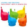 Yagote Silicone Sippy Cup Lids, 5 Packs Elephant Spill-Proof Sippy