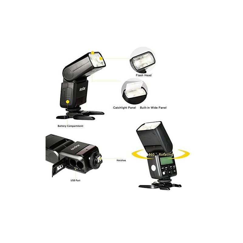GODOX TT350S Sony Camera Speedlight TT350S Sony TTL Control 2.4G