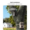 Misstech 4K UHD Solar Trail Camera, 0.1s Motion-Activated Wildlife Record
