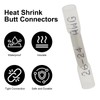 200PCS Heat Shrink Butt Connectors, Insulated Waterproof Butt Connectors 26-24