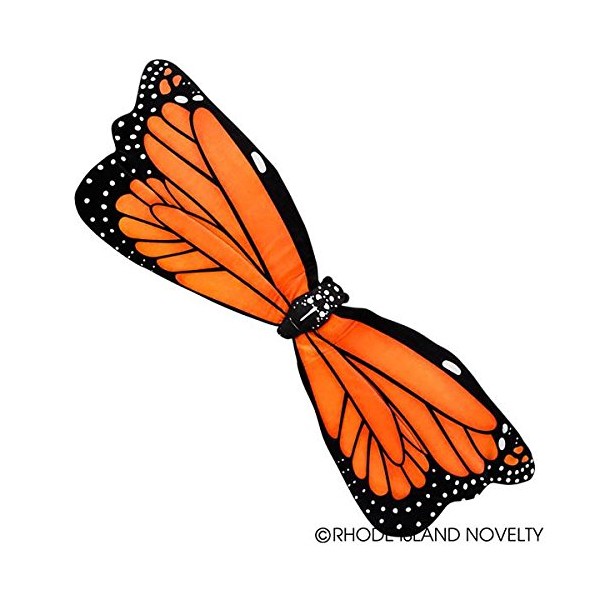Rhode Island Novelty Kids Monarch Butterfly Plush Wings One Per Order