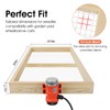 JOYSEUS Soil Sifter with Vibration Motor, Automatic Wooden Sifting Screen,