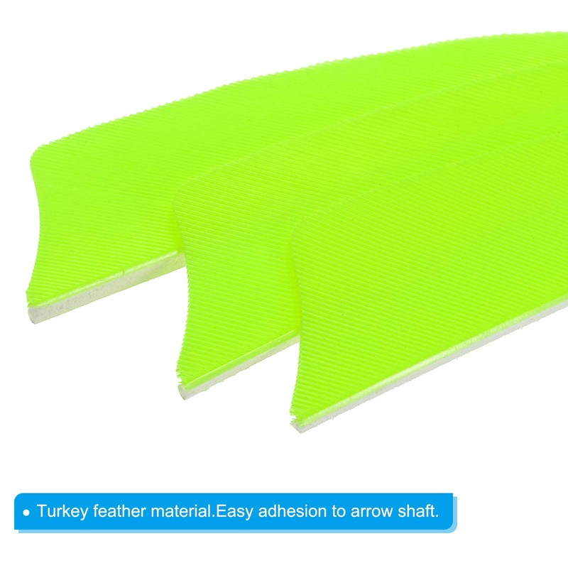 PATIKIL Arrows Vanes 50 Pack 5 Inch Arrow Turkey Feather