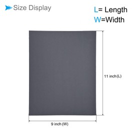 CoCud Wet Dry Sanding Sheets, 9 Inch x 11 Inch 800 Grits Sandpaper Sheets Silicon Carbide - (Applications: for Drywall Wood Metal), 10 Pieces