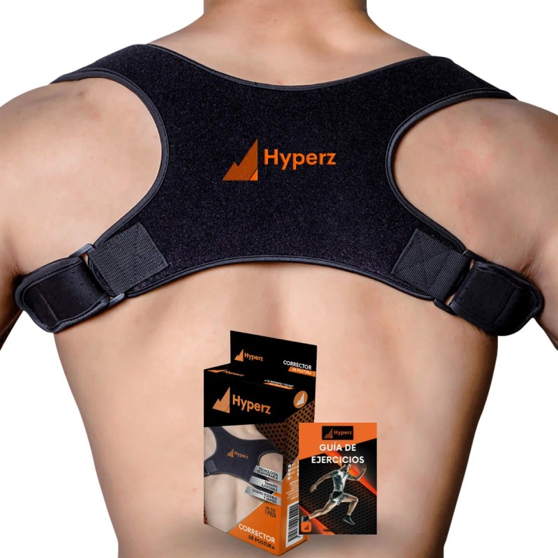 Hyperz.- Corrector de Postura Mantiene Espalda Recta y Hombros para