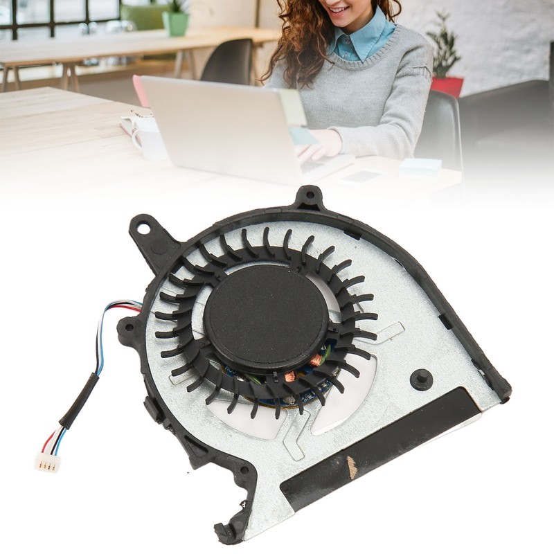Laptop CPU Cooling Fan 4 Pin Replacement CPU Cooling Fan