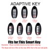 HIBEYO 3 Button Key Fob Cover Compatible with Nissan Altima
