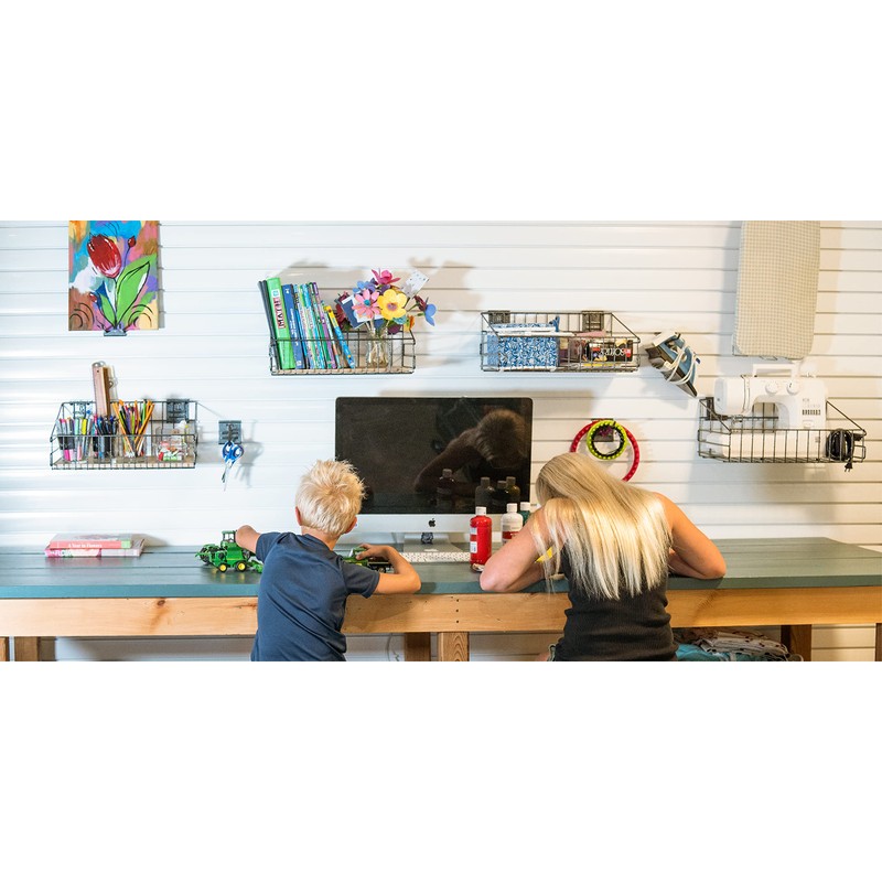 Trusscore SlatWall 12" Sample (White)