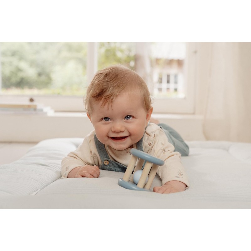 Little Dutch Forest Friends 7251 FSC Wooden Rattle Blue