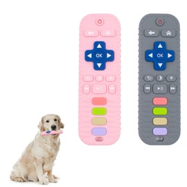 QZONELIFE Dog Chew Toys 2pcs Tough Dog Toys for Aggressive Chewers Durable Tough Silicone Chew Toy for Medium/Large Breed Dogs Long Lasting Interactive Dog Toys