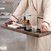 Hanobe Bathtub Tray Bath Caddy: Wood Tub Trays Table Extra
