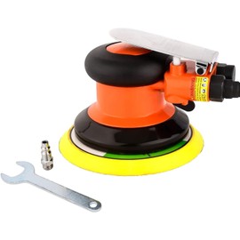 Professional Air Random Orbital Palm Sander 5 Inch, Orange