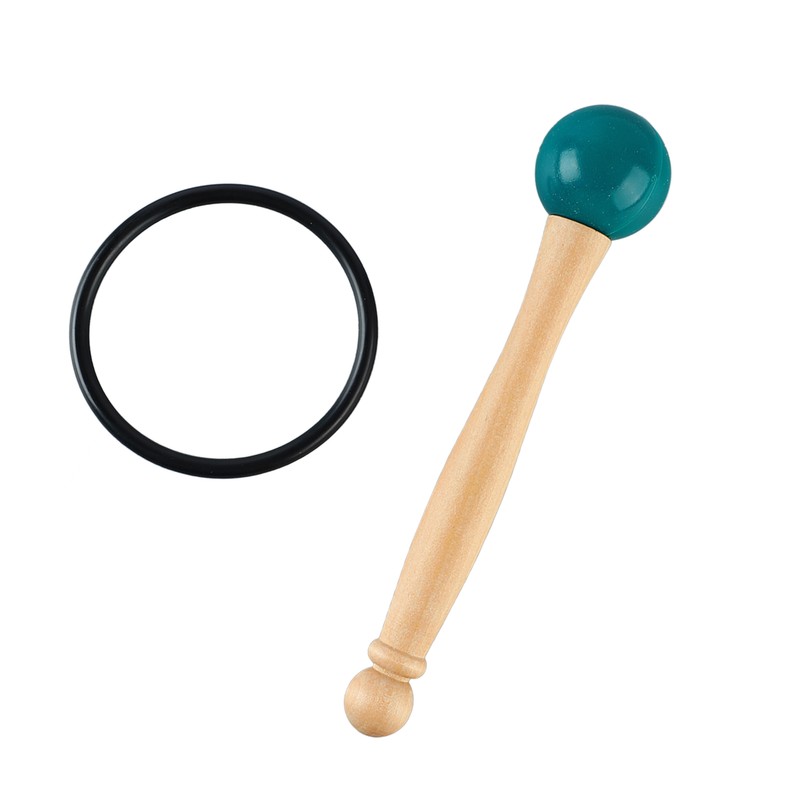 Singing Bowl Mallet Wood Handle Rubber Head Clear Beautiful Sound