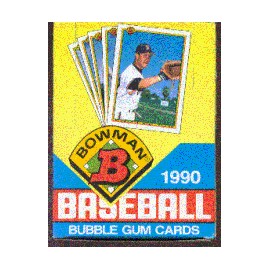 1990 Bowman Baseball Wax Box