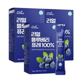 100% blueberry puree squeezed blueberry sticks 3 x Nutrinus / 블루베리퓨레100% 짜먹는 불루베리퓨레 블루베리스틱 3개