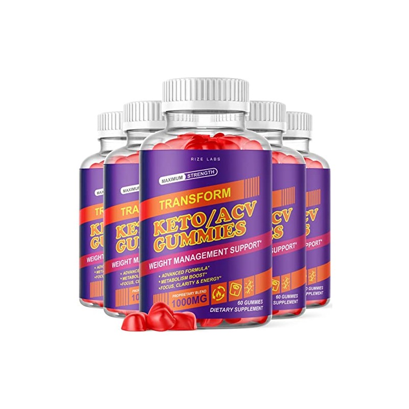 (5 Pack) Transform Keto ACV Gummies Transform Apple Cider Vinegar