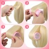 Lurrose 2 Rulos Para Cabello De Flequillo Rodillos Jumbo Sin