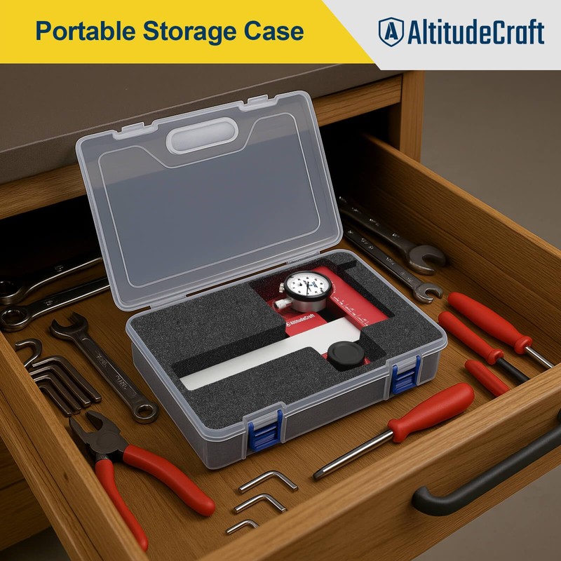AltitudeCraft 0.001" Precision Table Saw Alignment Gauge - CNC Milled