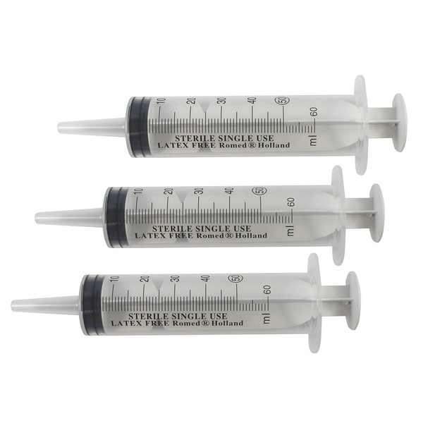 Romed Top Disposable Sterile Catheter Syringes Wound Syringes (Pack of