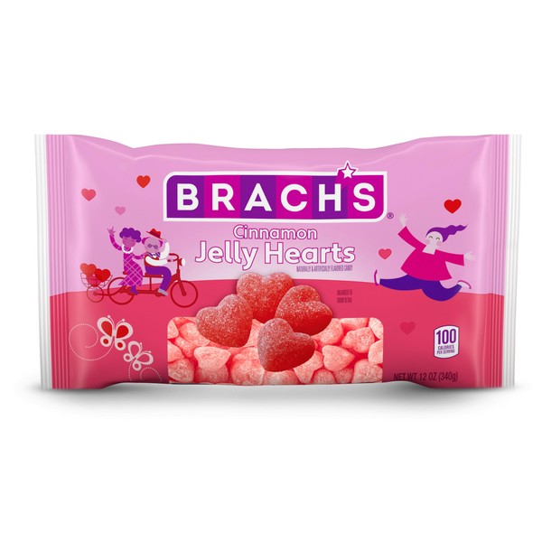 Brach's Cinnamon Jelly Hearts 350ml Bag