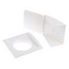 Steinberg14 White 125mm / 5'' Plastic Cowled Hooded Air Ventilation