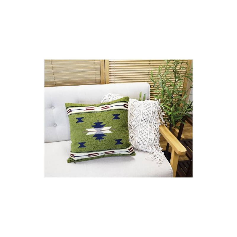Kijapan 170082 Karran Decorative Cushion Cover, Chenille, Jaguar Fabric, 17.7