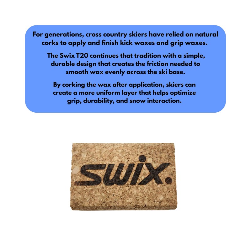 SWIX T0020 Ski Snowboard Tunap Natural Cork