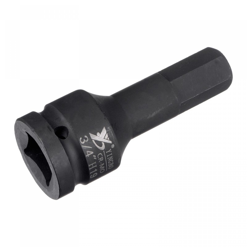 sourcing map 19mm Impact Hex Bit Socket, 3/4" Drive 98mm