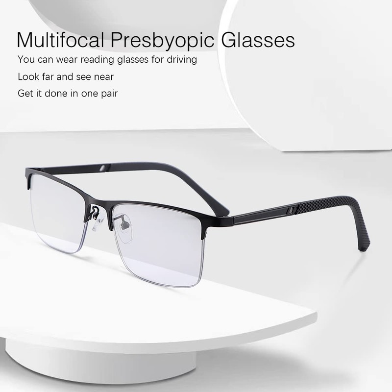 YIMI Photochromic Progressive Multifocus Reading Glasses Sun Readers UV Blue
