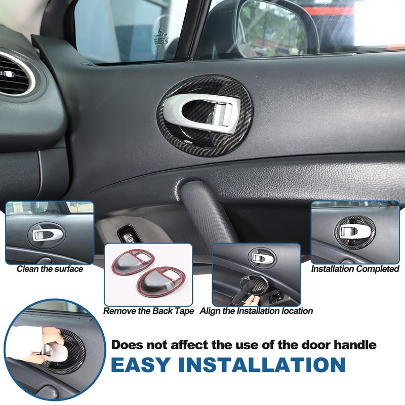 Sekhyna Inner Door Handle Cover Trim Compatible with Mitsubishi Eclipse