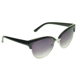 proSPORT BIFOCAL Reading Sunglasses Women Readers Glasses Cat Eye Oversize Gold Half Rim 1.00 1.25 1.50 1.75 2.00 2.25 2.50 2.75 3.00