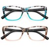 AQWANO Stylish Designer Reading Glasses for Women Blue Light Blocking
