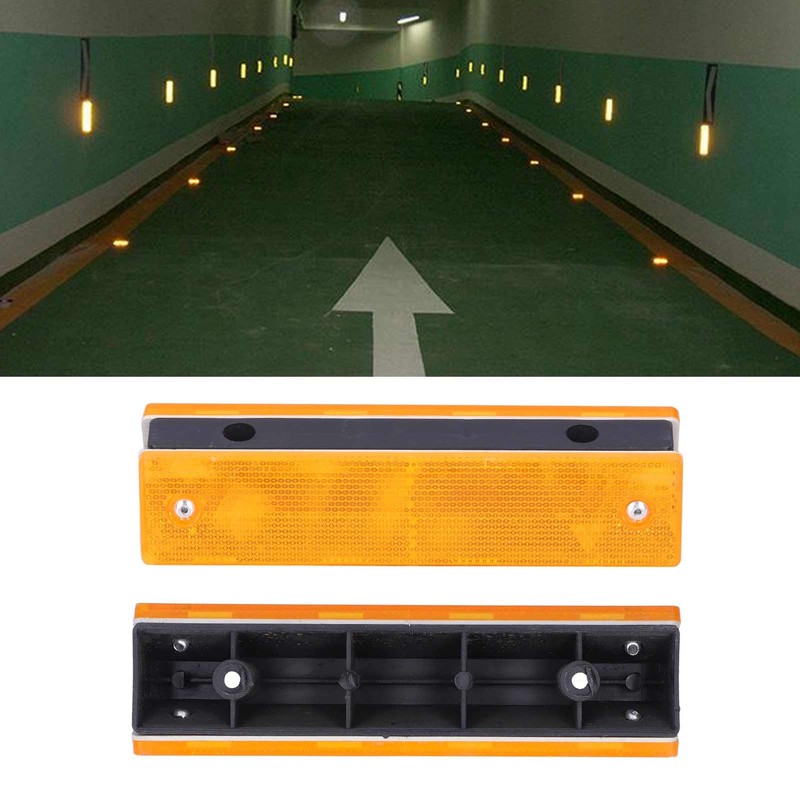 Road Marker Reflective 2Pcs Stud Product RectangleMarker Plastic Reflector Road