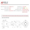 APIELE 10 Amp 19mm Latching Push Button Switch 12V SPST