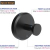 Homeshifters 2-Pack Suction Cup Towel Hooks SUS304 No Drill for