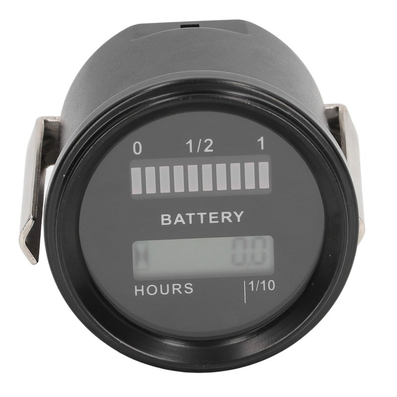 Digital Battery Indicator Hour Meter Multifunctional Gauge IP65 Waterproof for