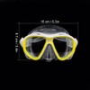 WHALE Comfortable Scuba Diving Mask Goggles Glasses Silicone Head Strap
