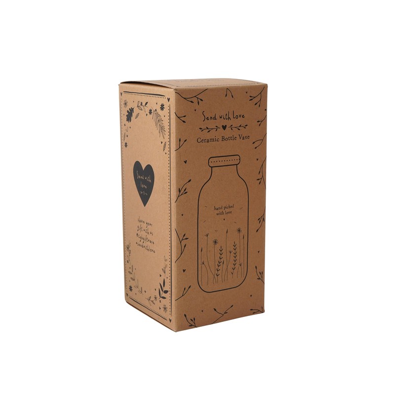 CGB Giftware | Send With Love 'Hand Picked..' Ceramic Bottle