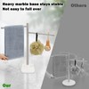 Winmien Standing Hand Towel Holder, Hand Towel Stand with Marble