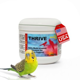 Morning Bird Thrive 3 Oz - Multi-Vitamin Bird Supplement Designed for Immune and Recovery Support - Formulated for Sick or Injured Birds - Protein Supplement and Energy Booster for All Adult Birds