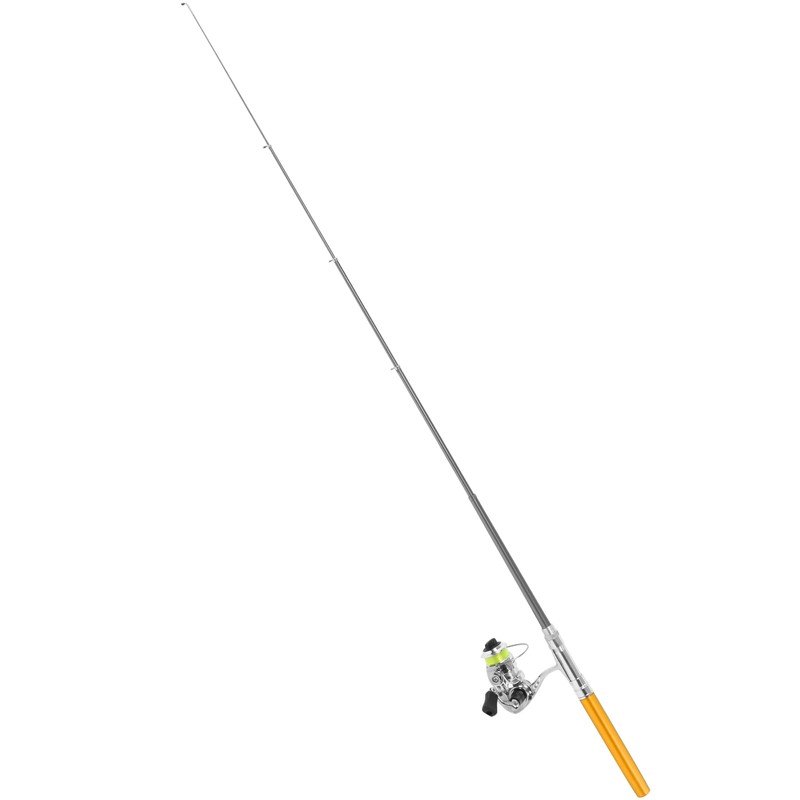 Portable Mini Pen Shape Fishing Rod Pole Pocket Retractable Fishing