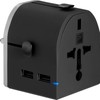 INSIGNIA Platinum - All-in-One Travel Adapter with 2 USB Ports