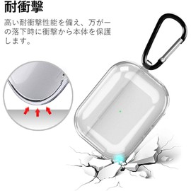 AMAPC for AirPods Pro 2 Case, 2023 TPU Material, AirPods Pro 2 Case, Wireless Charging, Lightweight, Scratch-Resistant, Slim, Shockproof, Waterproof, Dustproof, Anti-Lost, Soft, Protective Carver for