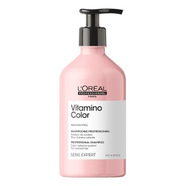 Shampoo L'Oréal Professionnel Vitamino Color 500ml - Protección Anti-Deslave para Cabello Teñido - Hasta 8 Semanas de Color - Sin Sulfatos 