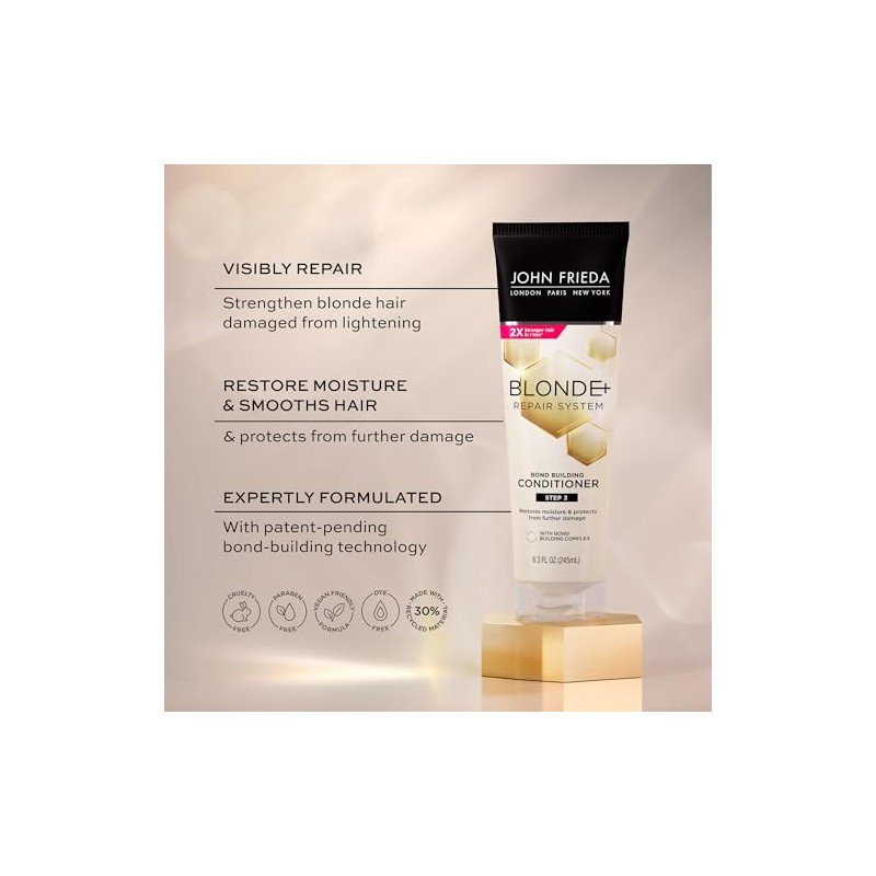 John Frieda Blonde+ Hair Repair System Acondicionador, 245mL