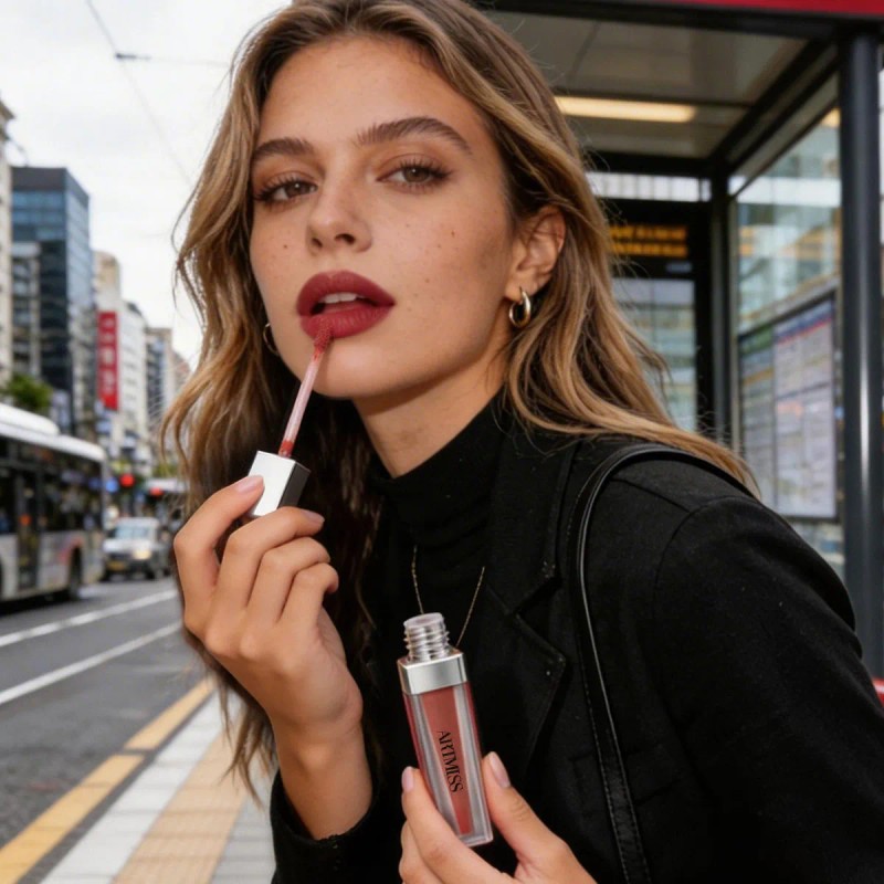 Artmiss Labial Líquido Mate Ligero Terciopelo Larga Duración