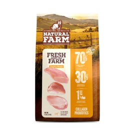 Natural Farm High Protein Dry Dog Food for All Life Stages with Collagen, Every Bag Contains 70% Real Chicken and 30% Ancient Super Food Grains, Complete and Balanced Nutrition, 4Lb Bag