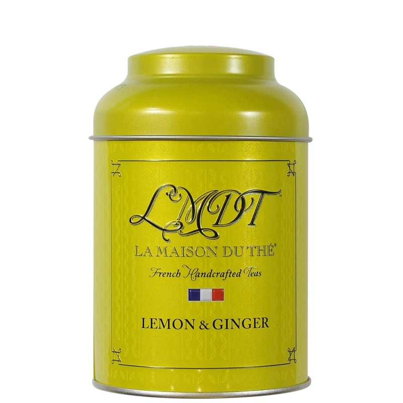 LMDT French Handcrafted Lemon & Ginger Tea. Enveloped Teabags, 100
