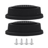 logyues 2Pcs Suitcase Side Stud Foot Pad Bracket Z020 Plastic