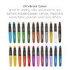KingArt Studio - Juego de 24 varillas de gel mixtas